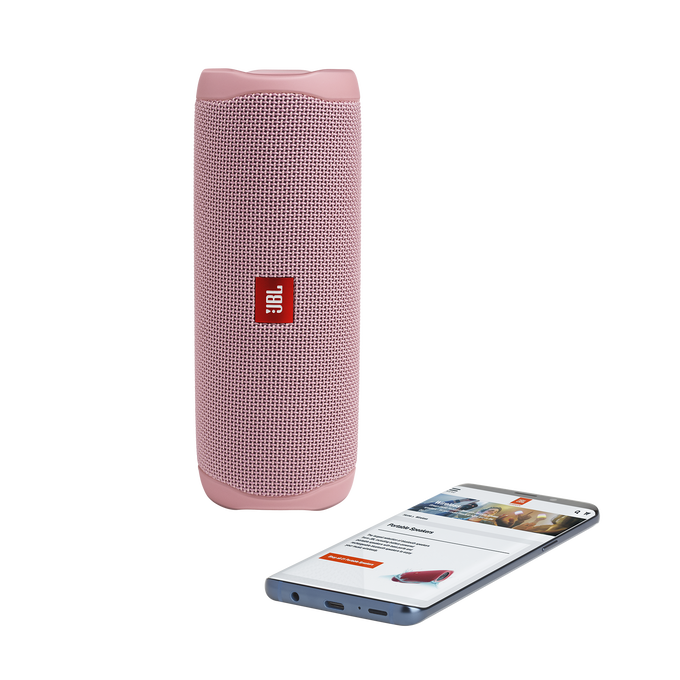 JBL Flip 5 - Pink - Portable Waterproof Speaker - Detailshot 2 image number null